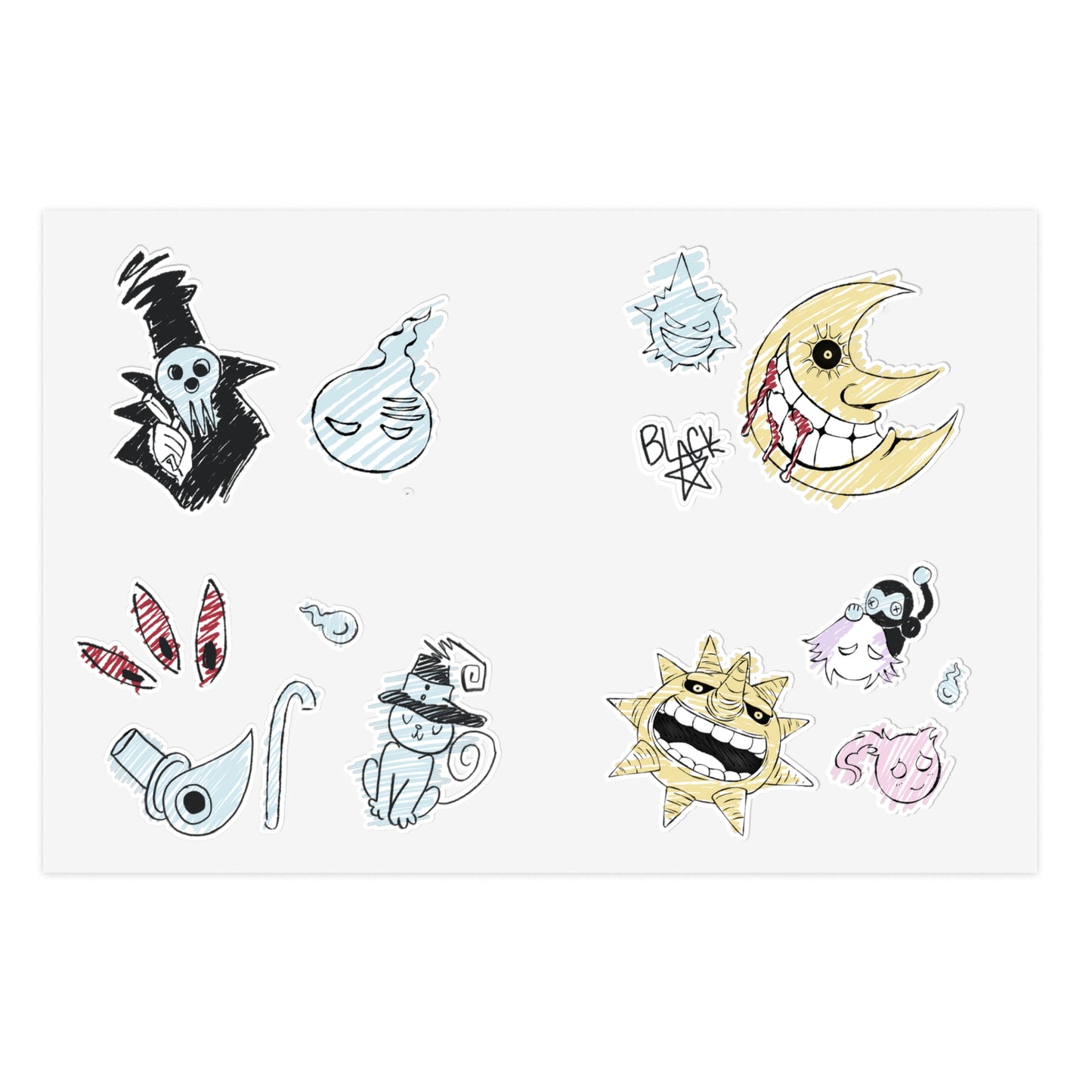 Soul Eater Sticker Pack